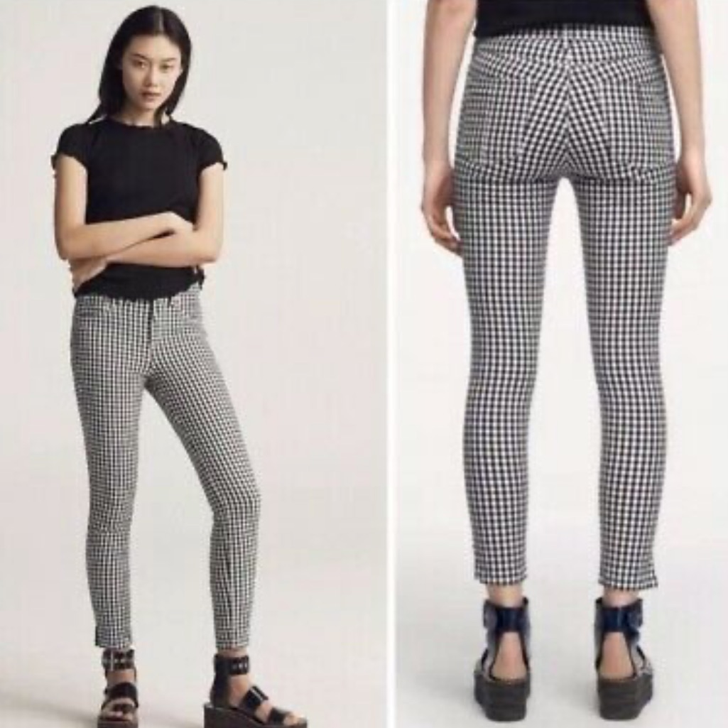 Rag & Bone Gingham Capri
